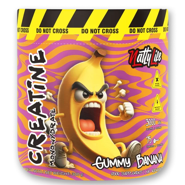 creatine nattylife gummy banana 1000x1000 sin fondo con sombra